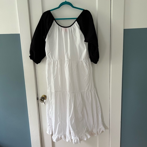 SOLID & STRIPED Black and White Maxi Dress - Picture 5 of 5